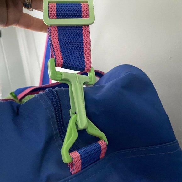 Dynastar Ski Duffle Boot Bag Vintage Taiwan Blue Pink Green - Picture 8 of 10